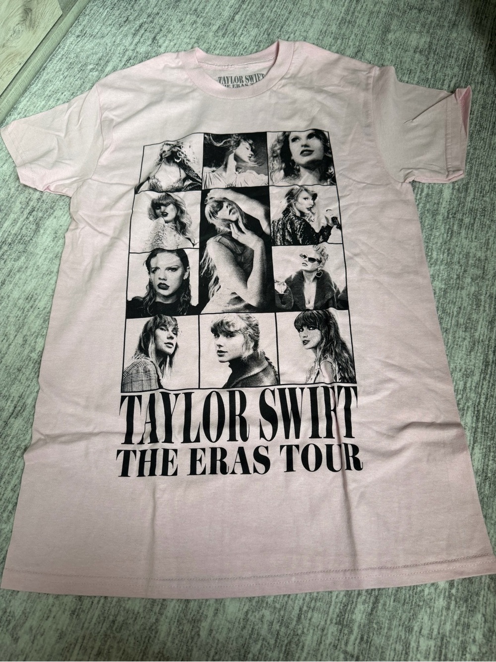 Taylor Swift Pink Short Sleeve The Eras Tour Graphic Tee
